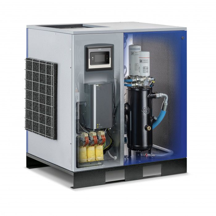 Screw compressor EcoPower Premium 30D IVR PM 13 bar 30 HP/22 kW 672 - 4027 l/min
