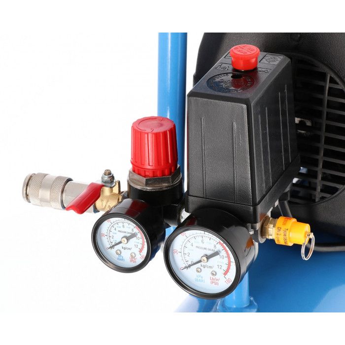 Compressor H 185/6 8 bar 1.5 hp 82.3 l/min 6 l