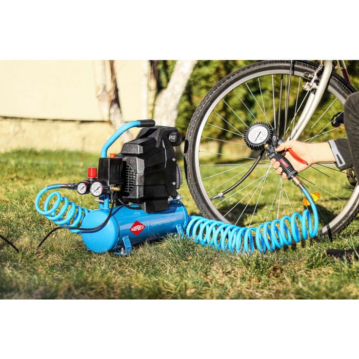 Compressor H 185/6 8 bar 1.5 hp 82.3 l/min 6 l