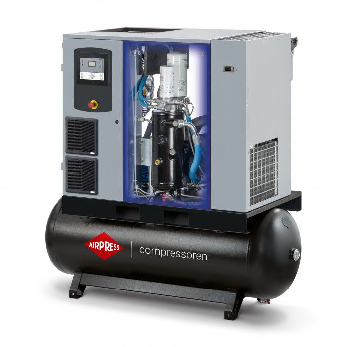 Screw compressor EcoPower 25D IVR Combi Dry 13 bar 25 HP/18.5 kW 804 - 3330 l/min 500 l