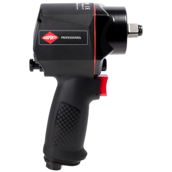 Pneumatic impact wrench 949 Nm 1/2" +/- 225 l/min with plug-in nipple