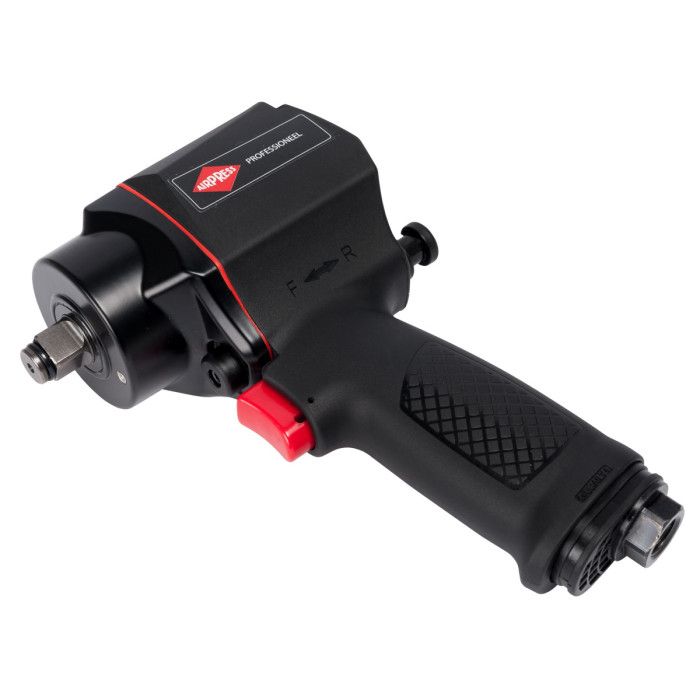 Pneumatic impact wrench 949 Nm 1/2" +/- 225 l/min with plug-in nipple
