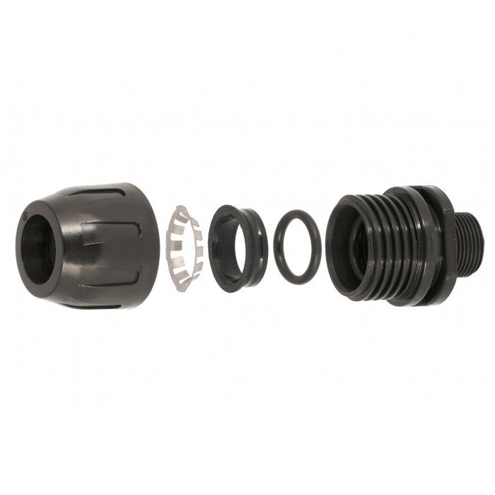 Coupling 25 mm 1" male