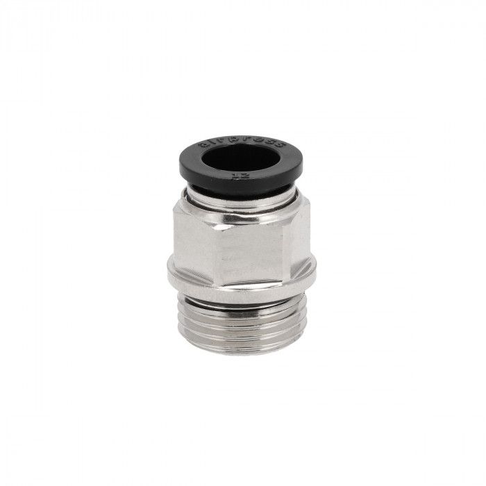 Push in fitting straight 12 mm x 1/2"