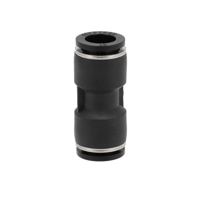 Push in fitting straight 12 x 12 mm