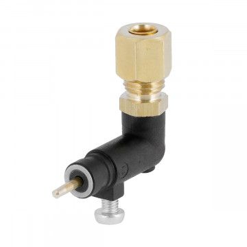Drain valve 90 degrees push-in part for Condor pressure switch Drain valve 90 degrees push-in part for Condor pressure switch