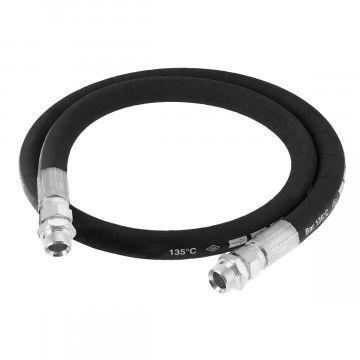 Hydraulic / High-pressure hose 1/2" 1.5 m max. 160 bar EN 857 1SC