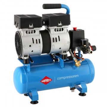 Silent oil free air compressor L 6-105 8 bar 0.6 hp 48 l/min 6 l