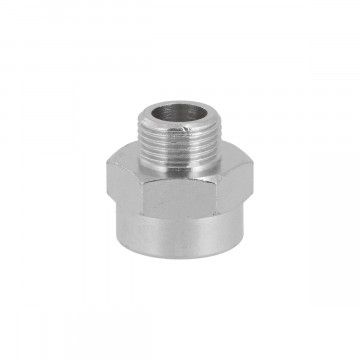 Sleeve nipple 3/8" male x 1/2" female