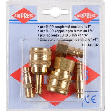 Euro couplers set 46841/36/37/44/45