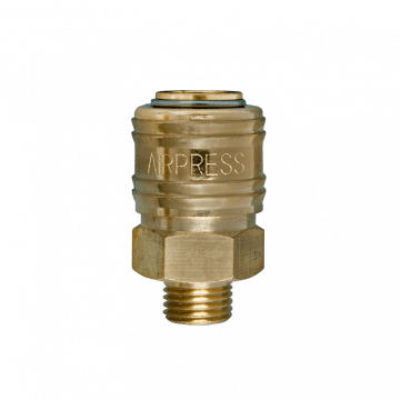 Quick coupling Euro 1/4" male