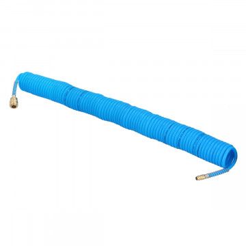 Spiral air hose Euro 10 bar 15 m 8 x 5 mm PU
