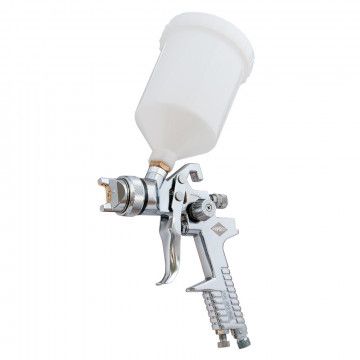 Mini Paint spray pistol 3.5 bar 1.7 mm nozzle 600 ml cup