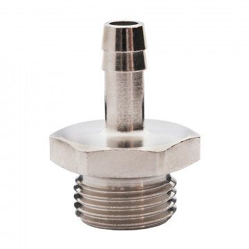 Air hose tail 8 mm x 1/2 male