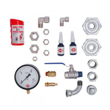 Installation kit air receiver 270-300l 1/2"-1" screw compressor 2.2-15 kW 11 bar