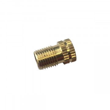 Car pump to bicycle valve for tire inflator